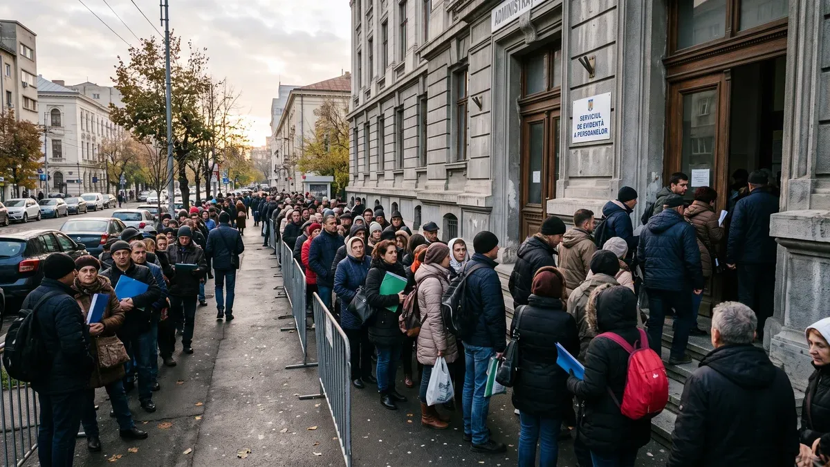 Ilustrație cu multe case racordate la panouri solare, dintre care doar câteva au evidențiată o baterie de stocare montată